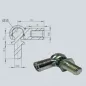 Cage à rotule avec rotule diamètre 13 (chape M8-Acier-30mm) Cage à rotule avec rotule diamètre 13 (chape M8-Acier-30mm)