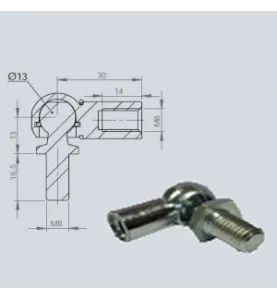 Adaptateur universel pour vérin à gaz