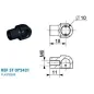Cage à rotule diamètre 10 (chape M6-Plastique-18mm) Cage à rotule diamètre 10 (chape M6-Plastique-18mm)