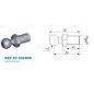 Rotule diamètre 10 (M8-Acier-24mm) Rotule diamètre 10 (M8-Acier-24mm)