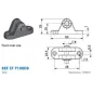 Support type U pour chape à œil - 8mm Support type U pour chape à œil - 8mm