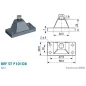 Support type Pyramide pour chape à œil - 8 mm Support type Pyramide pour chape à œil - 8 mm