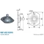 Support type Platine pour cage à rotule - 10 mm Support type Platine pour cage à rotule - 10 mm