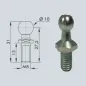 Rotule diamètre 10 (M8-Acier-27mm) Rotule diamètre 10 (M8-Acier-27mm)