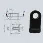Chape à oeil 8/8 (chape M6-Plastique-23.5mm) Chape à oeil 8/8 (chape M6-Plastique-23.5mm)