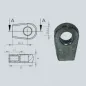 Chape à œil 8,5 (chape M6-Aluminium-16.5mm) Chape à œil 8,5 (chape M6-Aluminium-16.5mm)