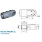 Chape à œil diamètre 8.5 mm (chape M8-Acier-25mm) Chape à œil diamètre 8.5 mm (chape M8-Acier-25mm)