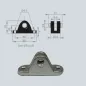 Support type U pour chape à œil - 6 mm Support type U pour chape à œil - 6 mm