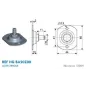 Support type Platine Socle pour chape à œil - 8mm Support type Platine Socle pour chape à œil - 8mm