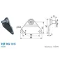 Support Inox type Platine Triangle pour chape à œil - 8mm Support Inox type Platine Triangle pour chape à œil - 8mm