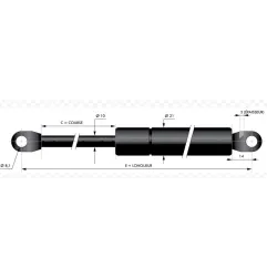 Vérin à compression pour chapes soudées - d10mm