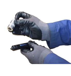 Vérin à gaz à valve - chapes filetées diam8 - filetage M6 c120 - l285 - f90