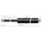 Verin à compression chapes filetées diam8 - filetage M6 c40 - l125 - f800 Verin à compression chapes filetées diam8 - filetage M6 c40 - l125 - f800